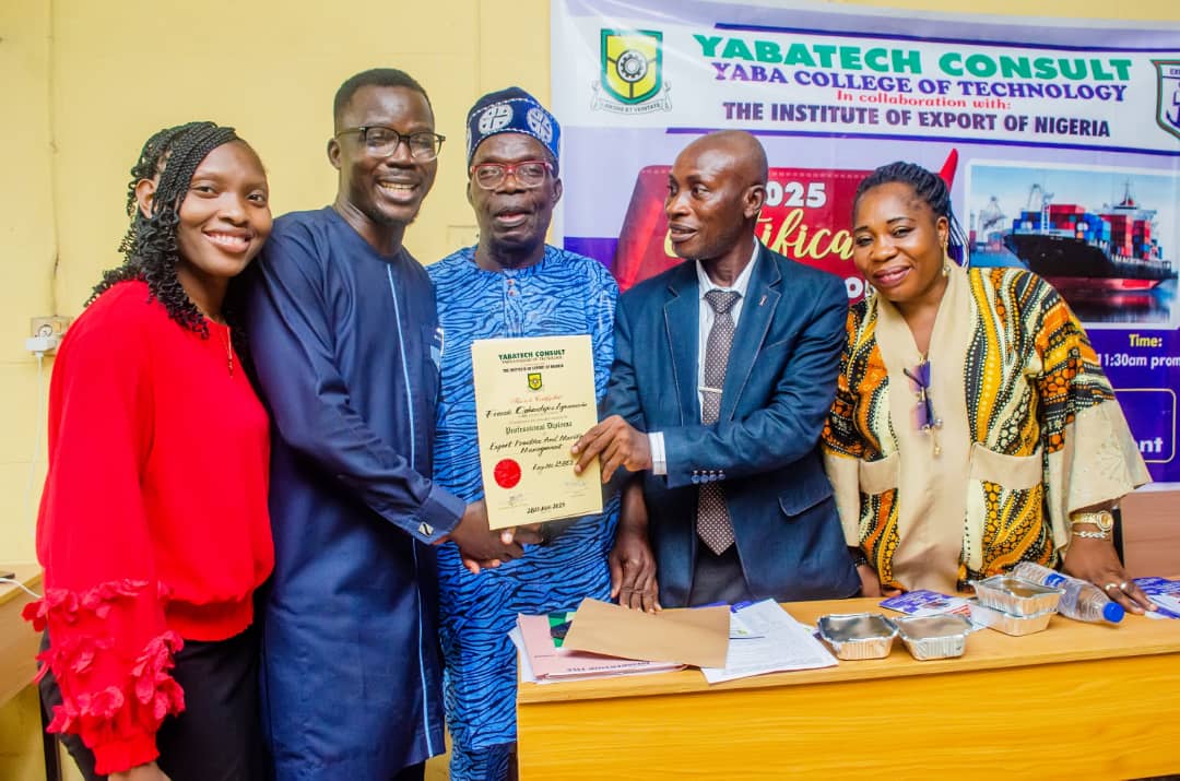 Professional Diploma presentation at Yabatech Consult